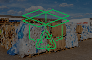 Cardboard recycle collection 