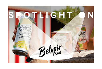 Now in cans - Belvoir drinks