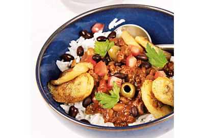 Cuban Picadillo with Savoury Coconut Rice
