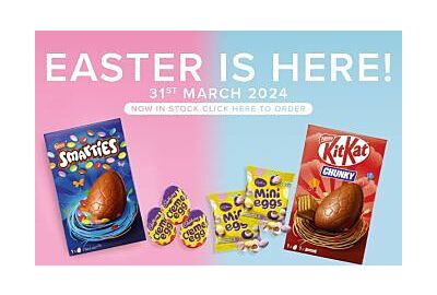 Now in stock! Your Easter essentials.  