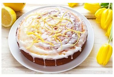 Vegan & Gluten Free Lemon Drizzle Cake