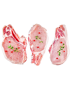 Fresh British Bacon Chops 140-168g