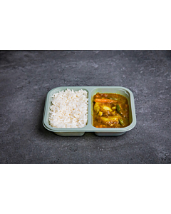 Simply Frozen Afro Caribbean Veg & Caribbean Sauce, Rice