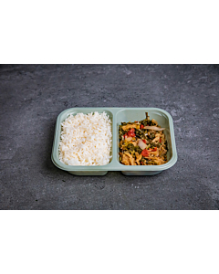 Simply Frozen Afro Caribbean Callaloo Saltfish & Rice