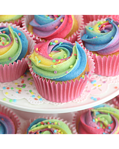 Truly Treats Frozen Rainbow Cupcakes