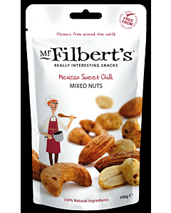 Mr Filberts Mexican Sweet Chilli Mixed Nuts
