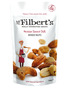 Mr Filberts Mexican Sweet Chilli Mixed Nuts