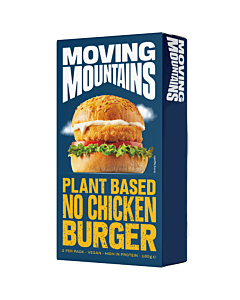 Moving Mountains Frozen Vegan Plant-Based No Chicken Burger
