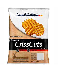 Lamb Weston Seasoned CrissCuts Skin-On 7/16