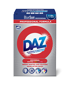 Daz Powder Laundry Detergent Whites & Colours 125w