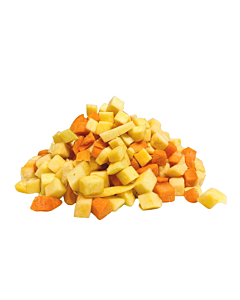 Prep Swede & Carrots Diced