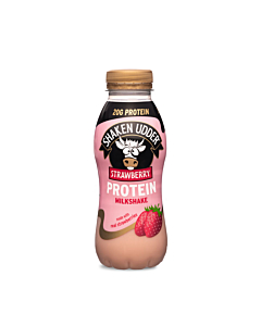 Shaken Udder Strawberry Protein Milkshake