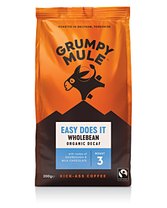 Cafe Direct Organic Grumpy Mule Easy Does it Decaf