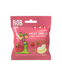 Bob Snail Fruit Snack Apple & Strawberry 20g