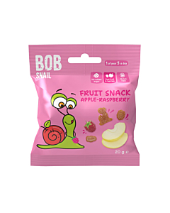 Bob Snail Fruit Snack Apple & Raspberry 20g