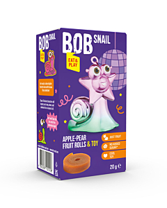 Bob Snail Apple-Pear Rolls (2) eat & Play + Toy