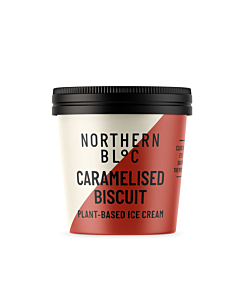 Northern Bloc Frozen Plant Base Caramel Biscuit Ice Cream