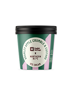 Northern Bloc Frozen Bramley Apple Crumble/Custard Ice Cream
