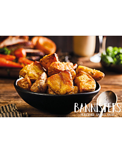 Bannisters Farm Frozen Crispy Roast Potatoes with Skin On