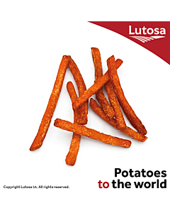 Lutosa Frozen Coated Sweet Potato Fries 10mm