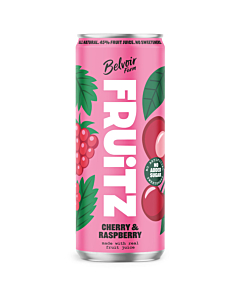 Belvoir FRUiTZ Sparkling Cherry & Raspberry Can