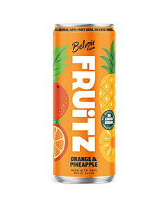 Belvoir FRUiTZ  Sparkling Orange & Pineapple Can