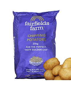 Fairfields Farm Fresh Washed Chipping Potatoes 55 count