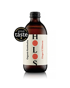 Holos Chilled Kombucha Organic Ginger & Hibiscus