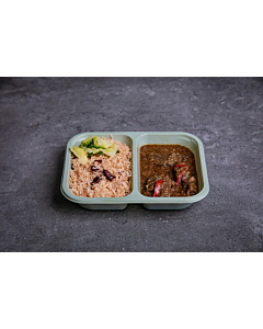 Simply Frozen Afro Caribbean Brown Stew Lamb Rice & Peas