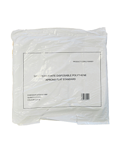 Safeware Disposable White Catering Aprons