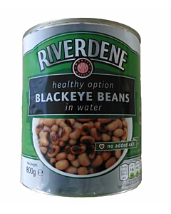Riverdene Black Eye Beans in Water