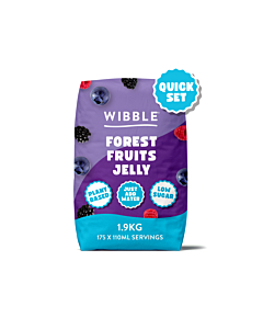 Wibble Forest Fruit Vegan Jelly Crystals