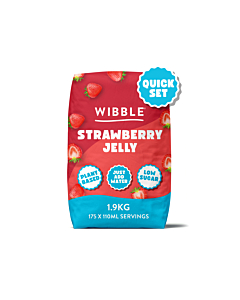 Wibble Strawberry Vegan Jelly Crystals