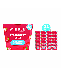 Wibble Strawberry Jelly Pots