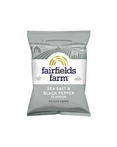 Fairfields Farm Sea Salt & Black Pepper Crisps