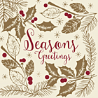 Swantex Seasons Greetings Swansoft Christmas Napkins 40cm