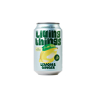 Living Things Soda Lemon & Ginger