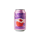 Living Things Soda - Rasp & Pomegranate