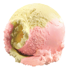Devon Cream Rhubarb & Custard Flavour Ice Cream