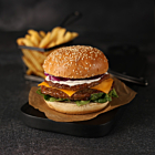 Caterfood Select Frozen 80% Seasoned Beef Burgers 4oz