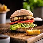 Caterfood Select Frozen 100% Beef Burgers 6oz