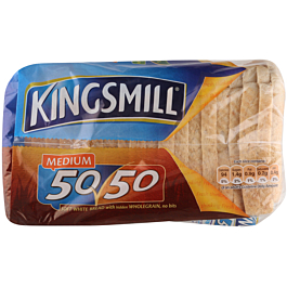 Kingsmill Frozen 50/50 Medium Bread 1x8