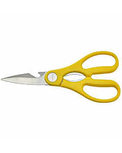Stainless Steel Kitchen Scissors 8" Yellow
