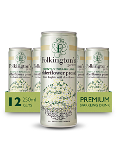 Folkingtons Elderflower Sparkling Presse Cans