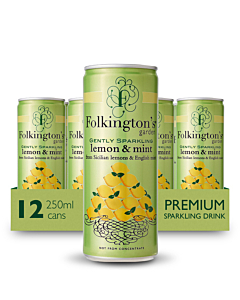 Folkingtons Sparkling Lemon & Mint Cans