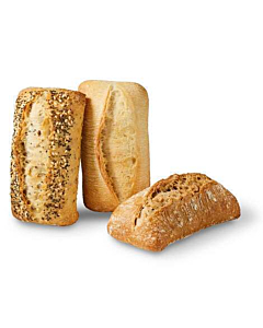 Bridor Frozen Mixed Rectanglular Bread Rolls