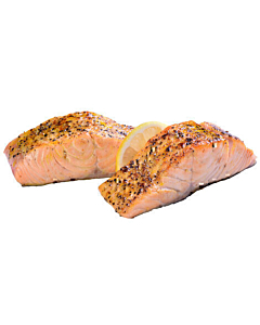 Pacific West Frozen Lemon & Pepper Salmon 140-160g