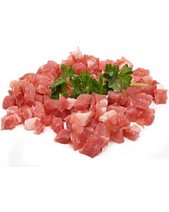 Frozen Uncooked British Diced Pork Leg
