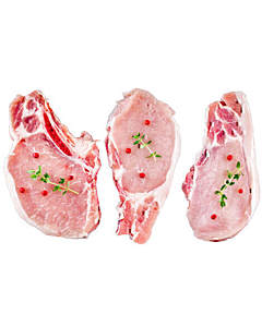 Fresh British Bacon Chops 140-168g