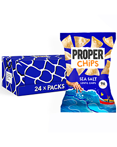 Proper Chips Sea Salted Lentil Chips